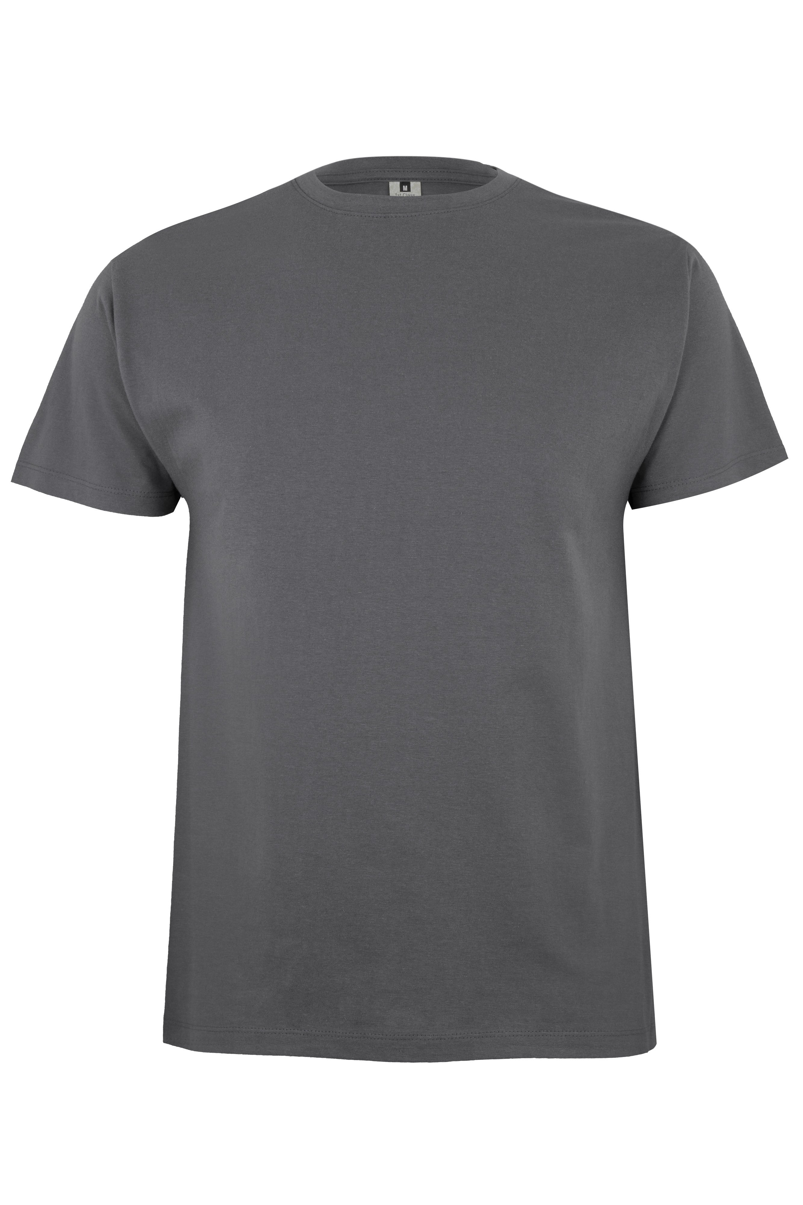 TRICOU MANECA SCURTA GRI INCHIS PALM
