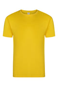 TRICOU MANECA SCURTA GALBEN PALM