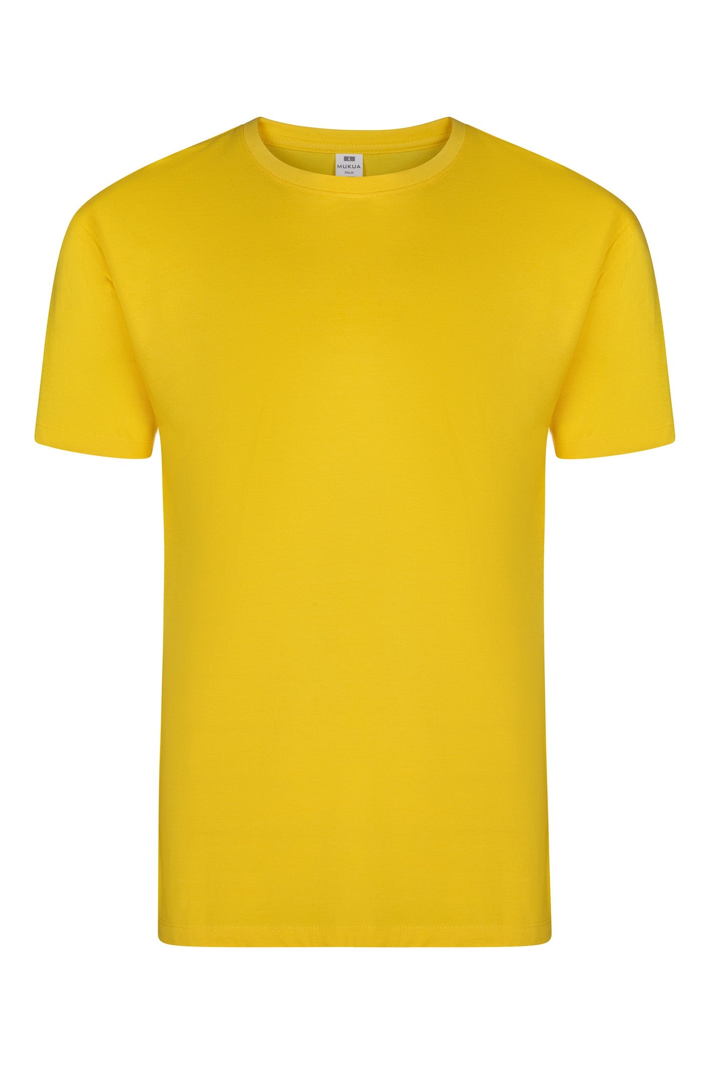 TRICOU MANECA SCURTA GALBEN PALM