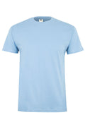 TRICOU MANECA SCURTA ALBASTRU CELEST PALM