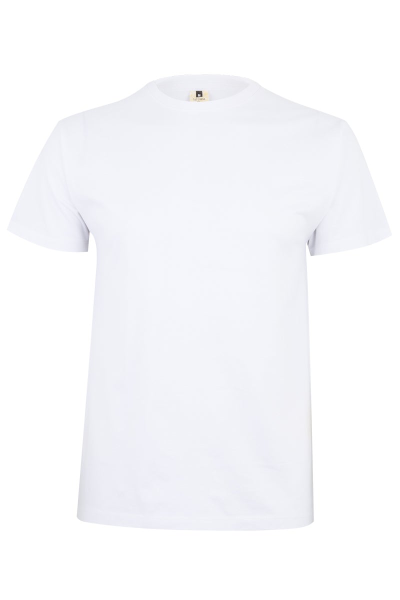 TRICOU MANECA SCURTA ALB PALM