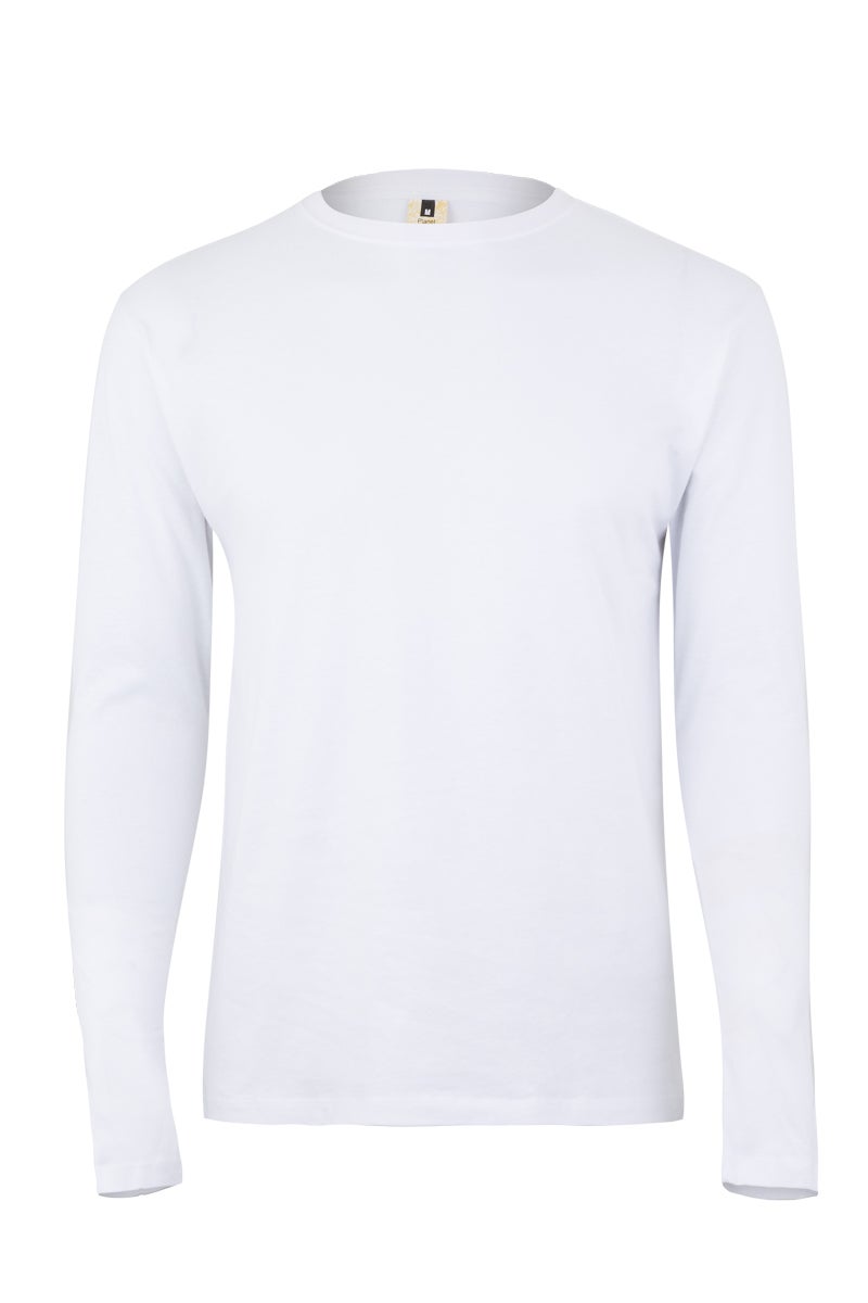 TRICOU MANECA LUNGA ALB PARADISE