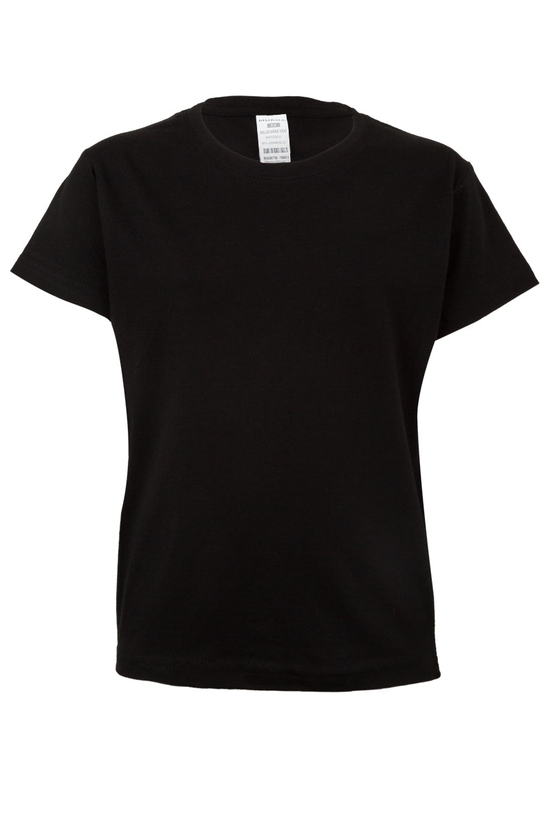 TRICOU COPII MANECA SCURTA NEGRU MELBOURNE