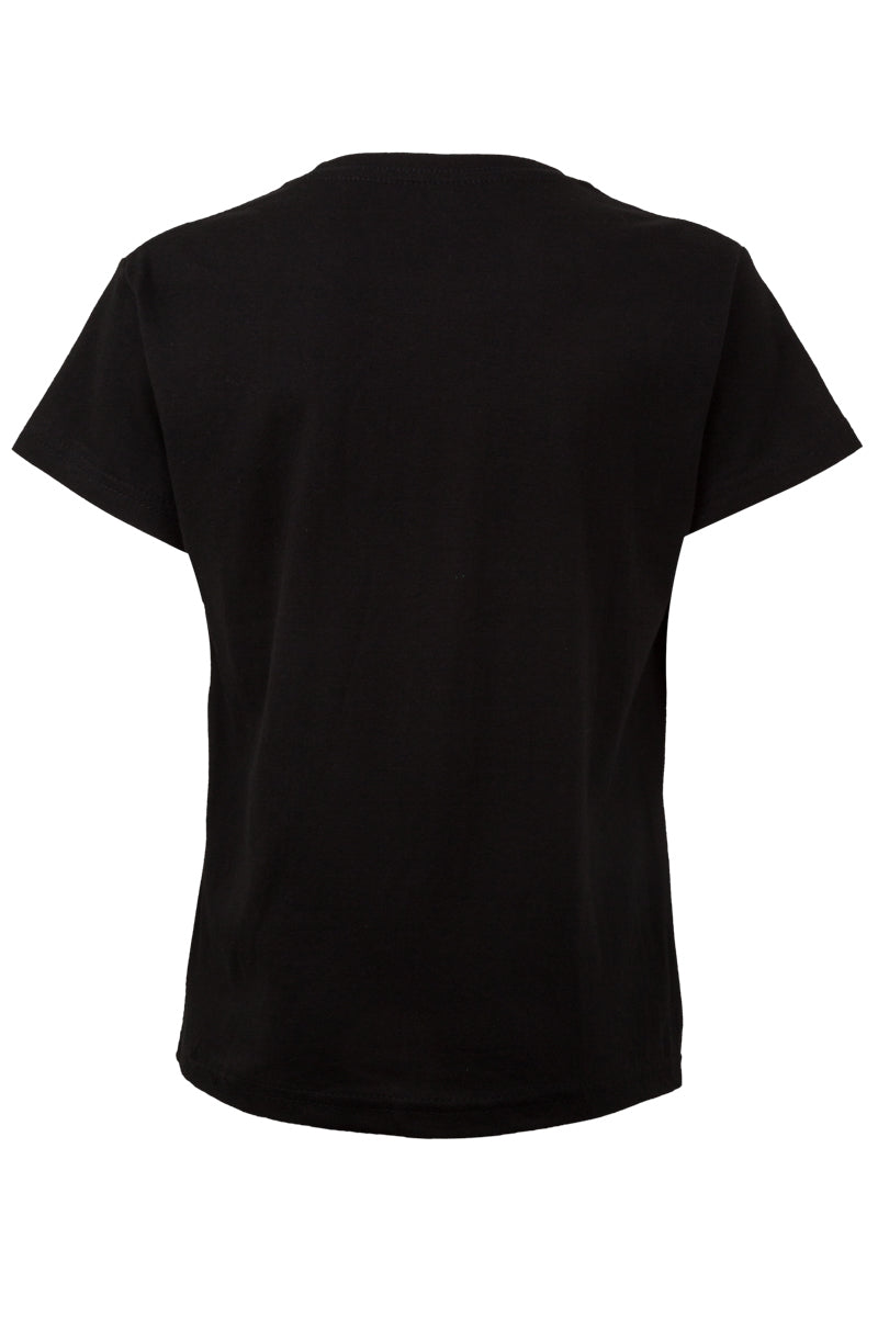 TRICOU COPII MANECA SCURTA NEGRU MELBOURNE