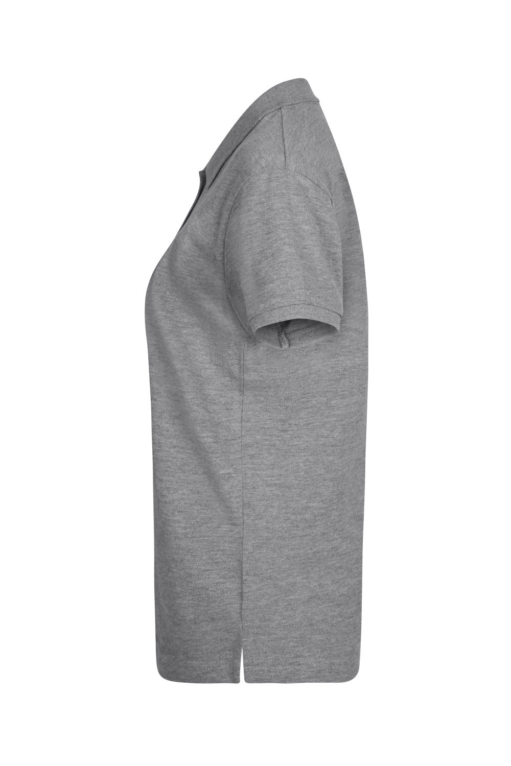 TRICOU POLO DAMA MANECA SCURTA GRI HEATHER NOBBY