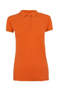 TRICOU POLO DAMA MANECA SCURTA PORTOCALIU NOBBY