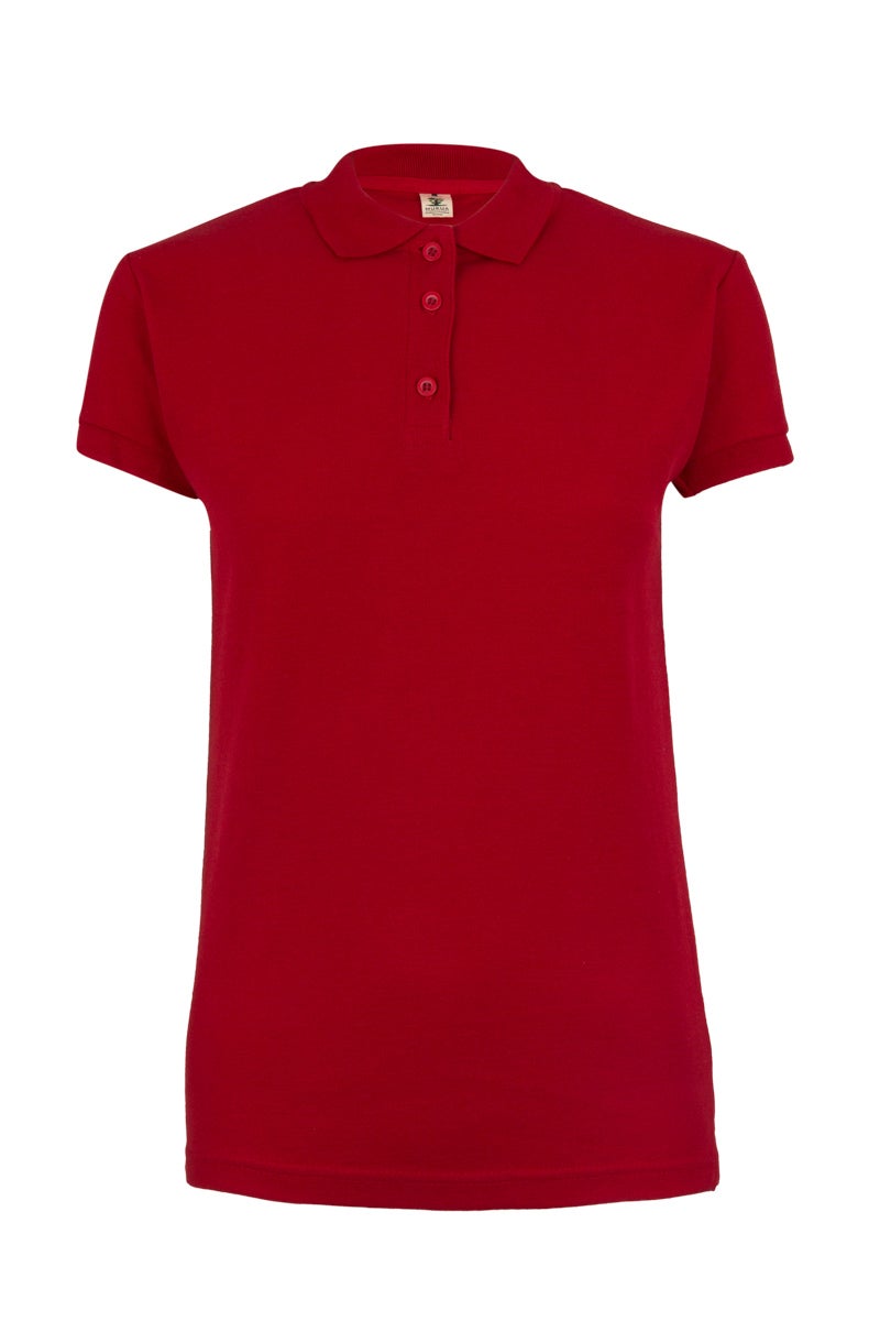 TRICOU POLO DAMA MANECA SCURTA ROSU NOBBY