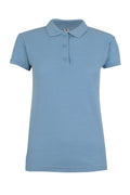 TRICOU POLO DAMA MANECA SCURTA ALBASTRU CELEST NOBBY