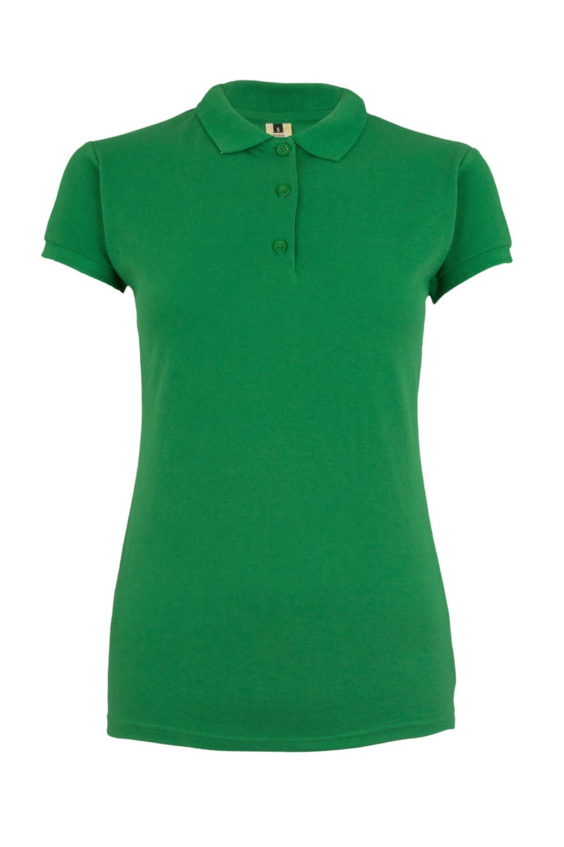 TRICOU POLO DAMA MANECA SCURTA VERDE REAL NOBBY
