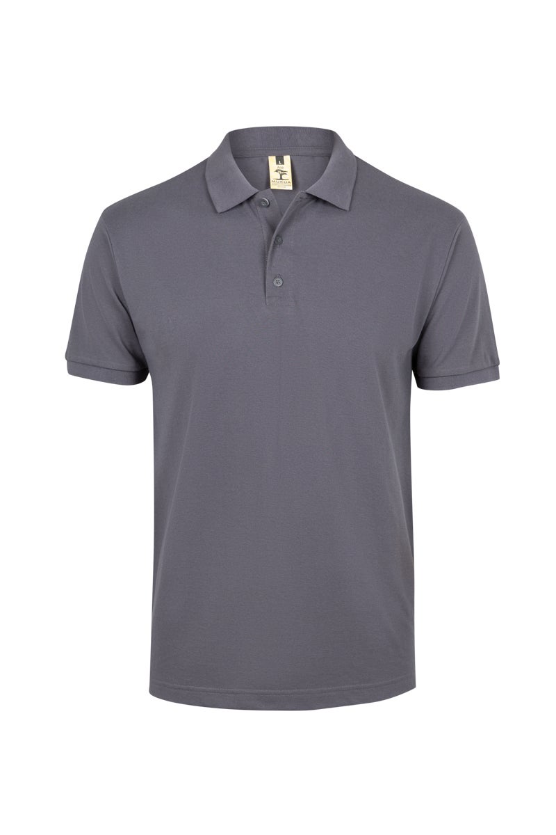 TRICOU POLO MANECA SCURTA GRI INCHIS GIBSON
