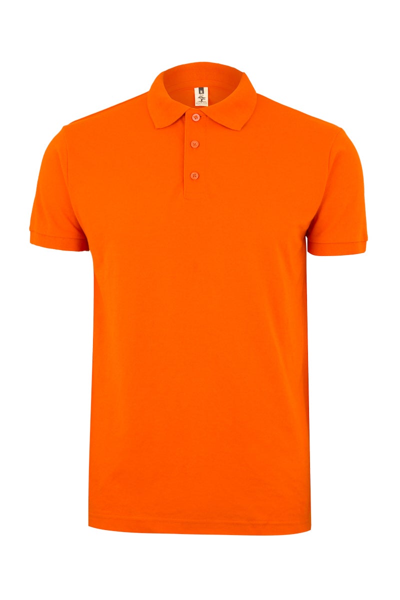 TRICOU POLO MANECA SCURTA PORTOCALIU GIBSON