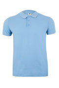 TRICOU POLO MANECA SCURTA ALBASTRU CELEST GIBSON