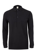 TRICOU POLO MANECA LUNGA NEGRU CLIFTON