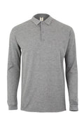 TRICOU POLO MANECA LUNGA GRI HEATHER CLIFTON