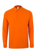TRICOU POLO MANECA LUNGA PORTOCALIU CLIFTON