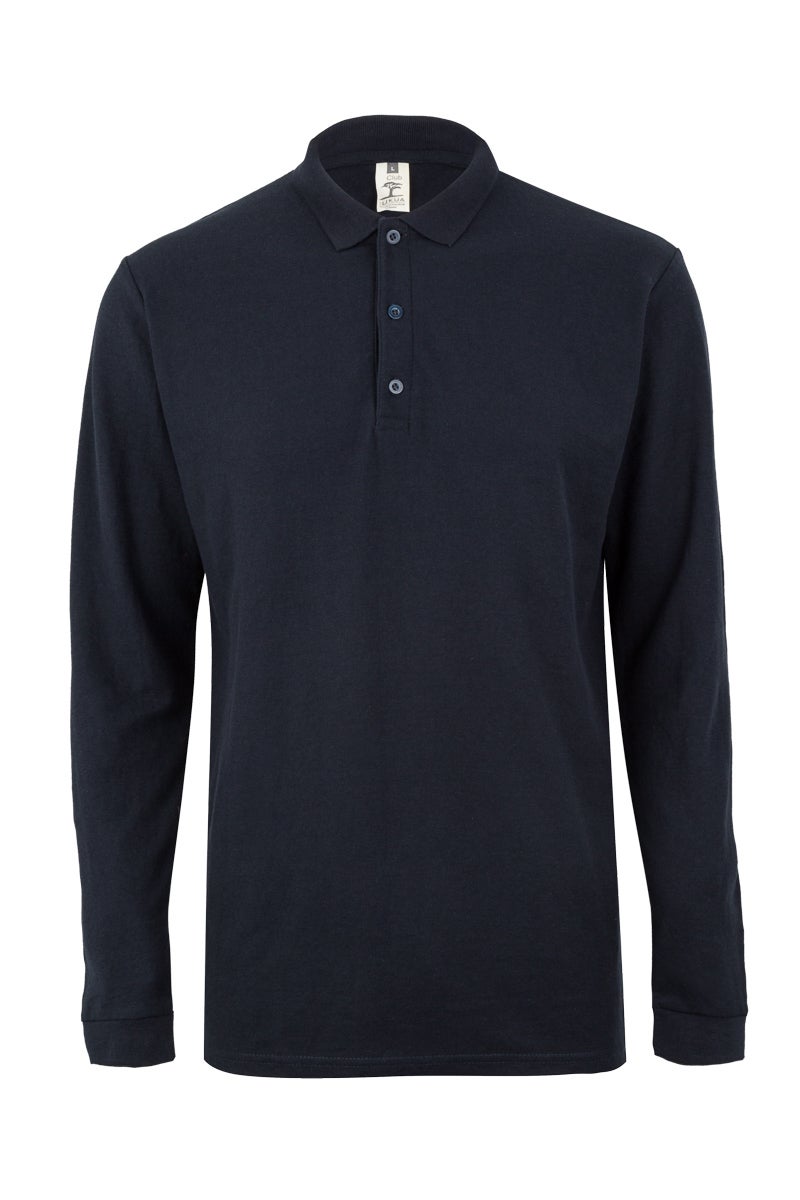 TRICOU POLO MANECA LUNGA BLEUMARIN CLIFTON