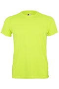 TRICOU MANECA SCURTA GALBEN FLUO TECH
