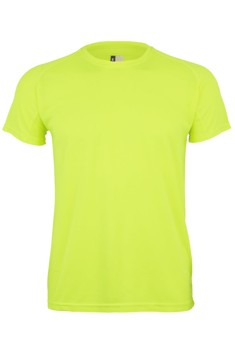 TRICOU MANECA SCURTA GALBEN FLUO TECH
