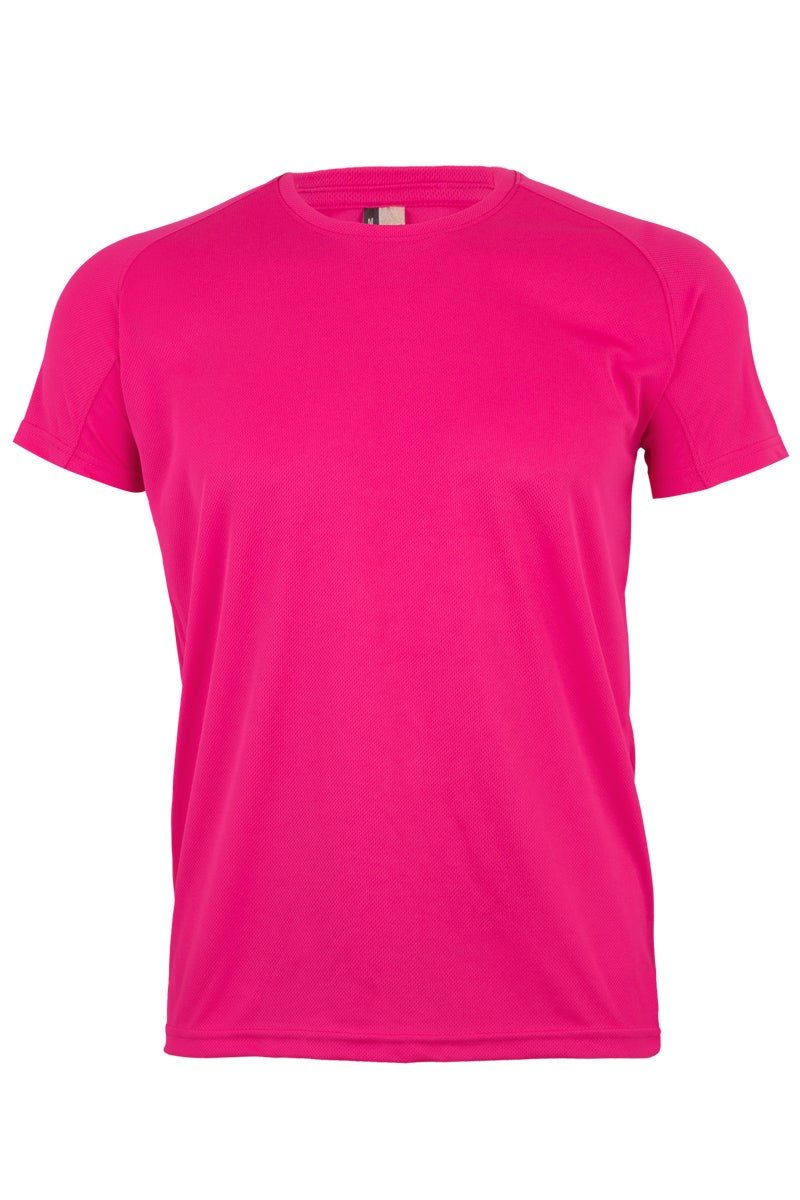 TRICOU MANECA SCURTA ROZ FLUO TECH