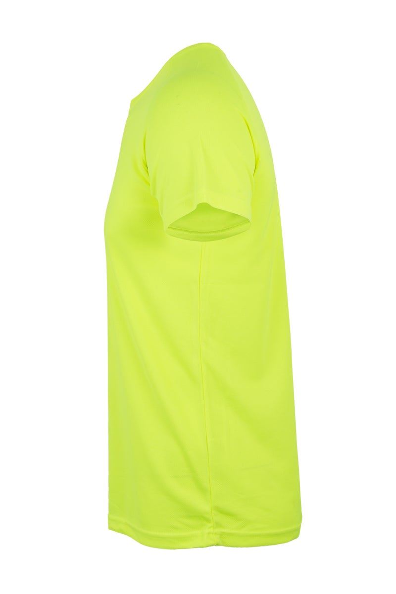 TRICOU COPII MANECA SCURTA GALBEN FLUO TECH