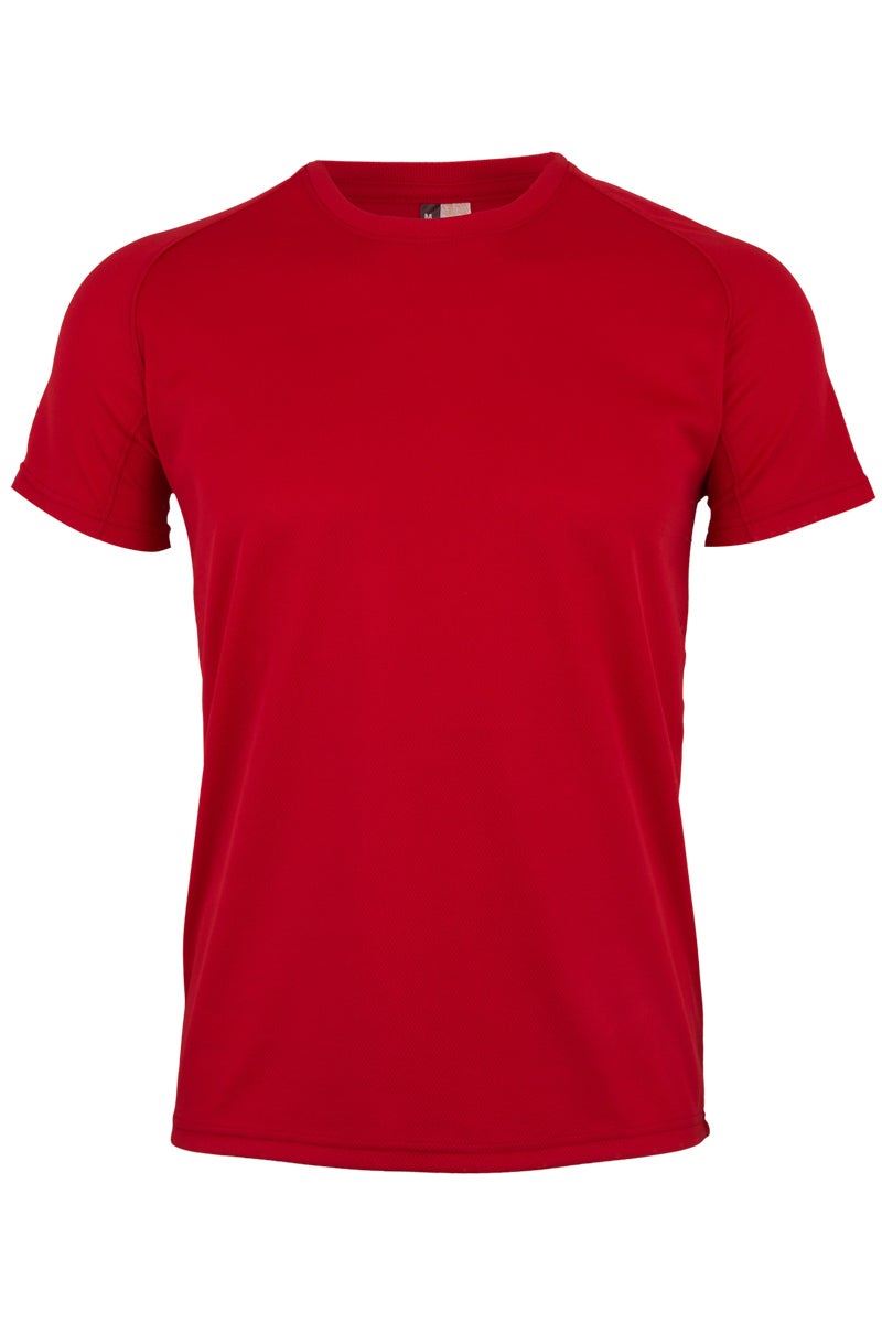 TRICOU COPII MANECA SCURTA ROSU TECH