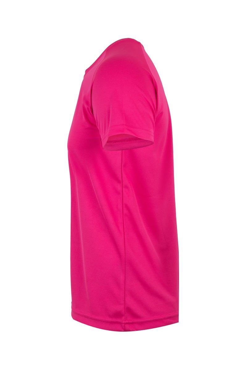 TRICOU COPII MANECA SCURTA ROZ FLUO TECH