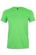 TRICOU COPII MANECA SCURTA VERDE LIME FLUO TECH
