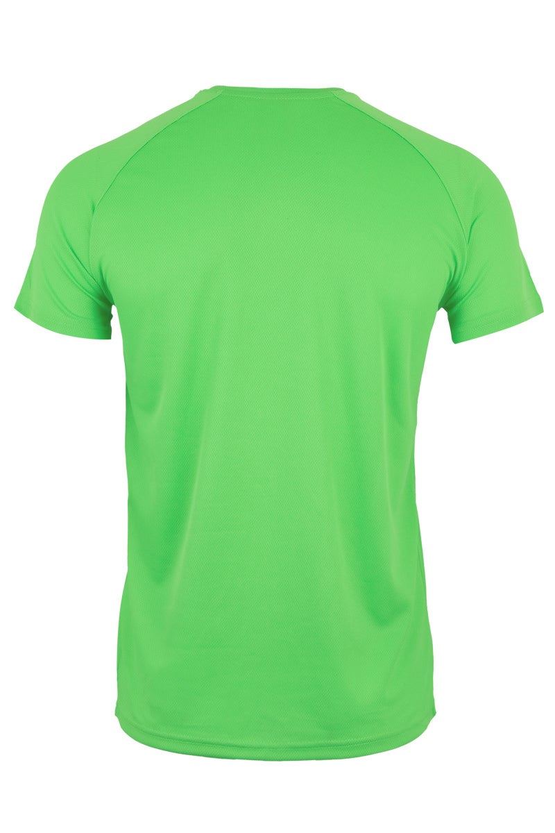 TRICOU COPII MANECA SCURTA VERDE LIME FLUO TECH