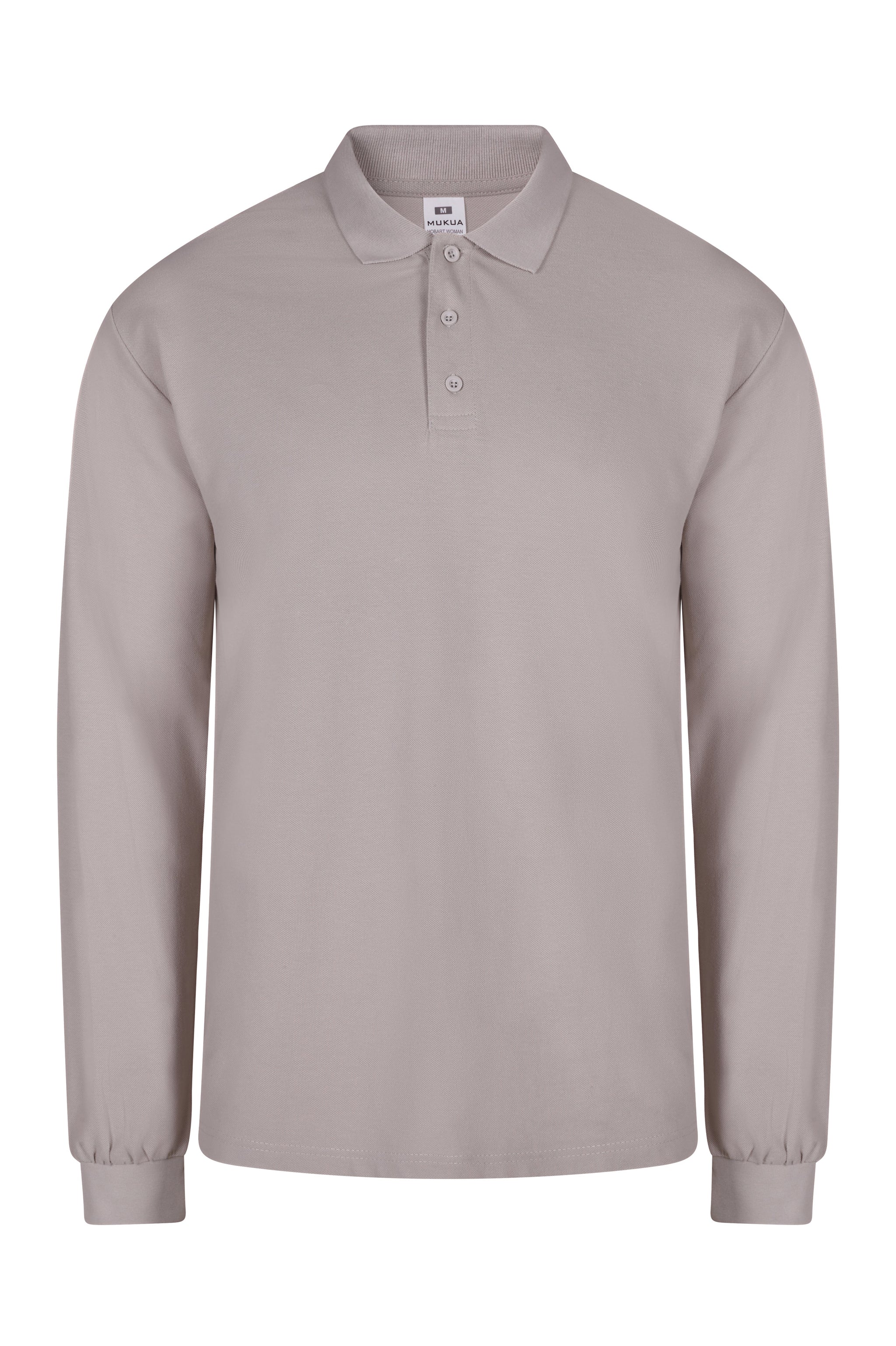TRICOU POLO MANECA LUNGA GRI NOR HOBART