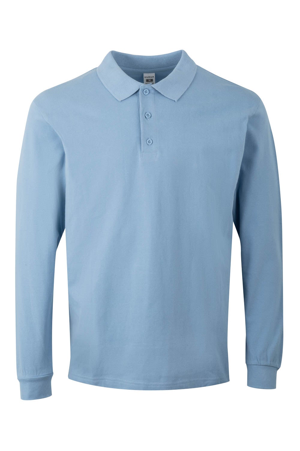 TRICOU POLO MANECA LUNGA ALBASTRU CELEST HOBART