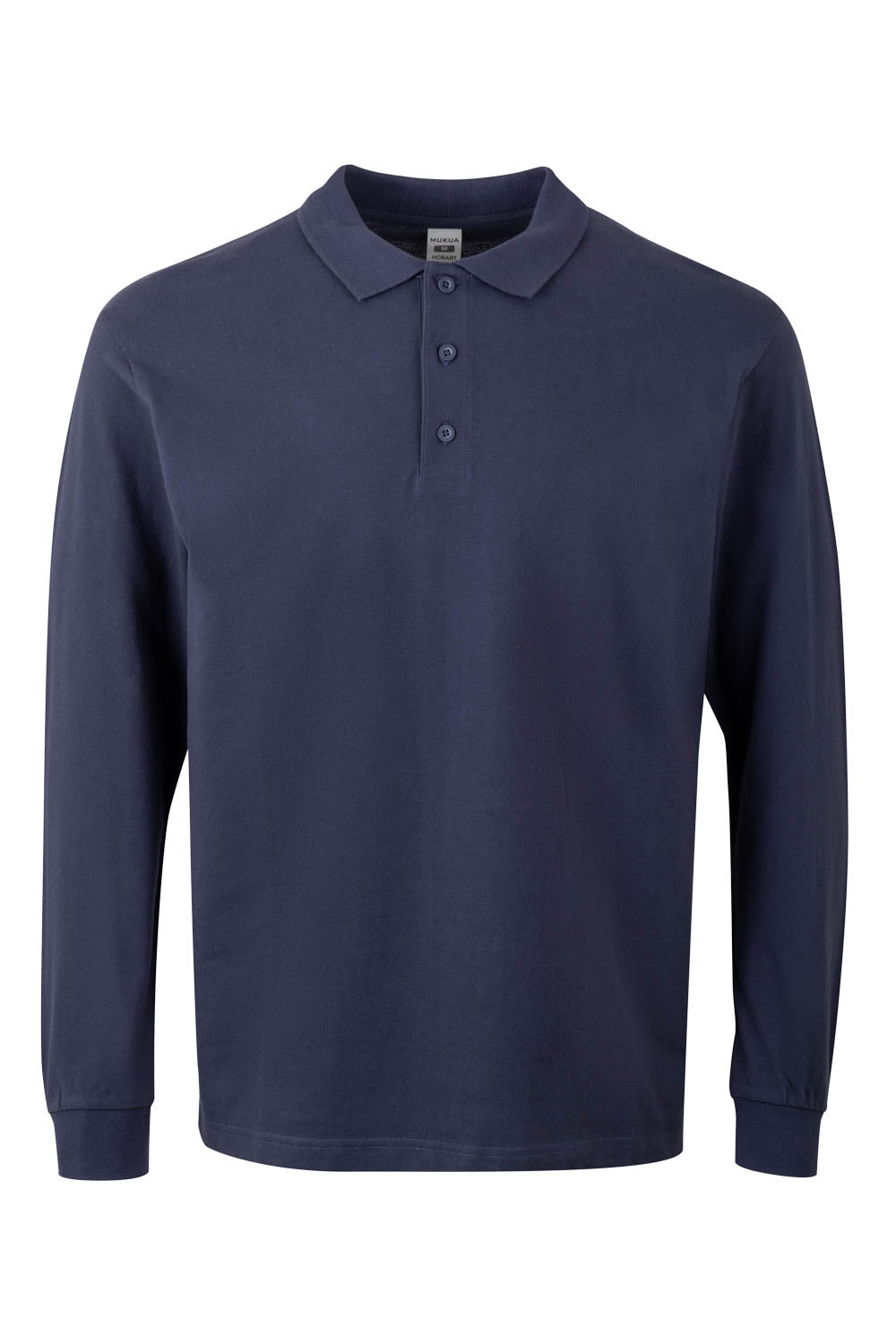 TRICOU POLO MANECA LUNGA DENIM ALBASTRU HOBART