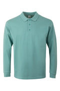 TRICOU POLO MANECA LUNGA VERDE SAGE HOBART