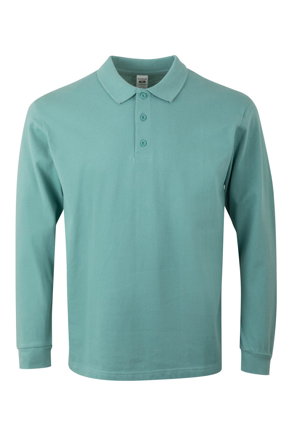 TRICOU POLO MANECA LUNGA VERDE SAGE HOBART