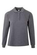 TRICOU POLO DAMA MANECA LUNGA GRI INCHIS HOBART WOMAN