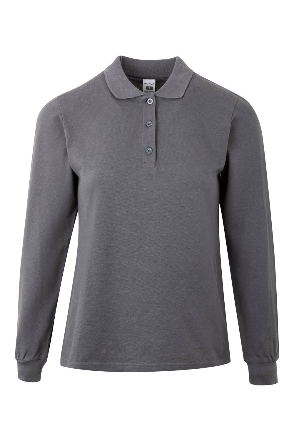 TRICOU POLO DAMA MANECA LUNGA GRI INCHIS HOBART WOMAN