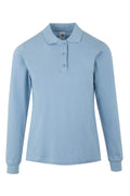 TRICOU POLO DAMA MANECA LUNGA ALBASTRU CELEST HOBART WOMAN