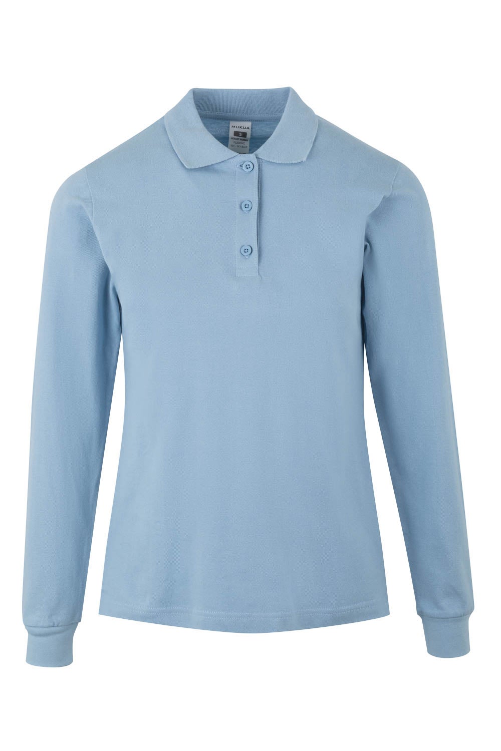 TRICOU POLO DAMA MANECA LUNGA ALBASTRU CELEST HOBART WOMAN