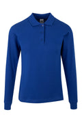 TRICOU POLO DAMA MANECA LUNGA ALBASTRU ROYAL HOBART WOMAN