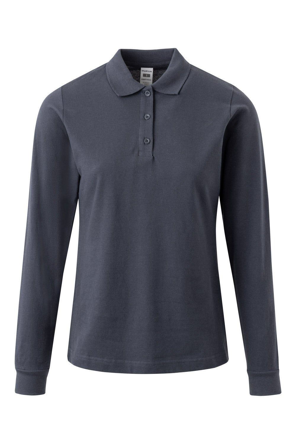 TRICOU POLO DAMA MANECA LUNGA DENIM ALBASTRU HOBART WOMAN