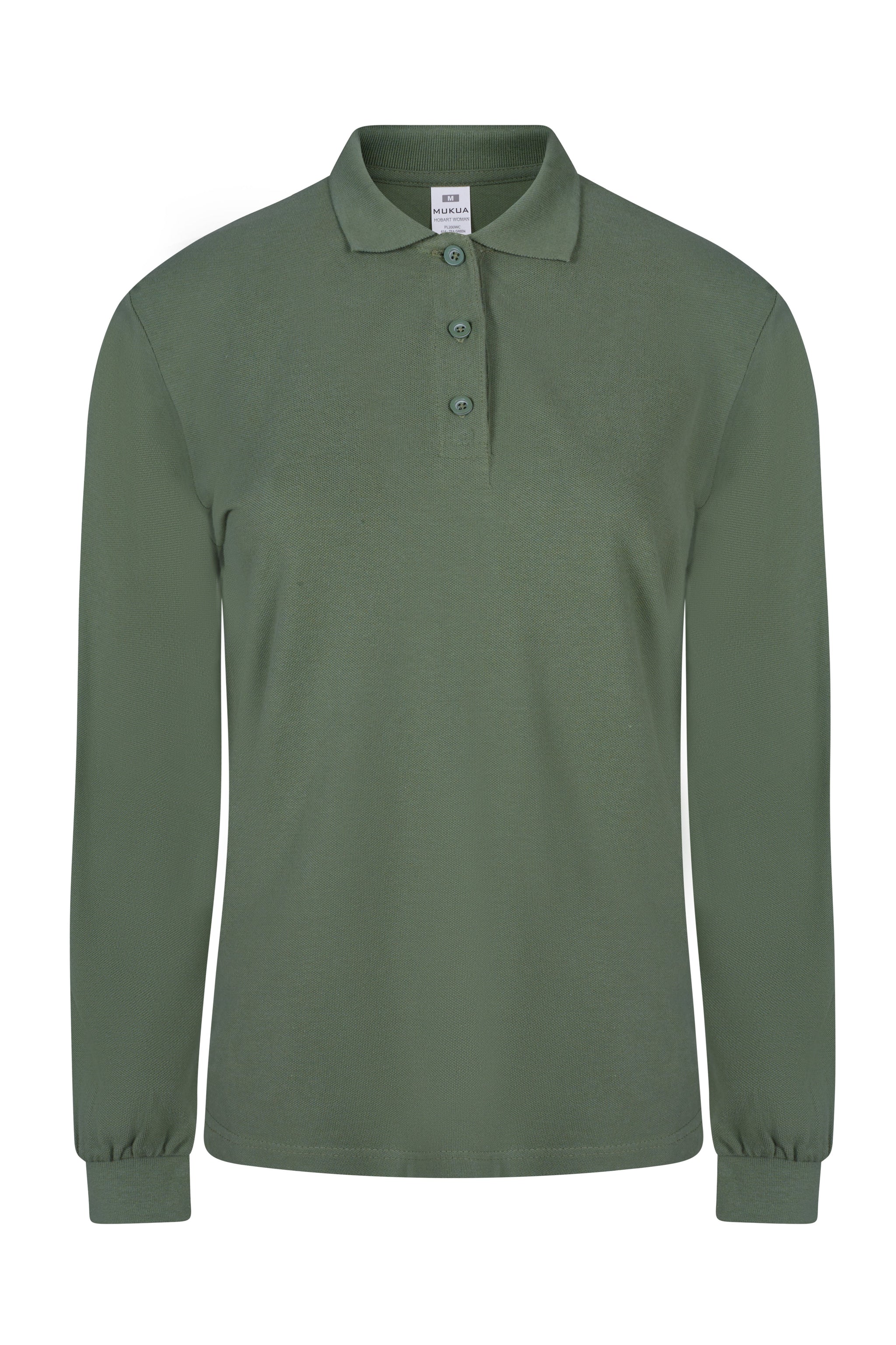 TRICOU POLO DAMA MANECA LUNGA VERDE CEAI HOBART WOMAN