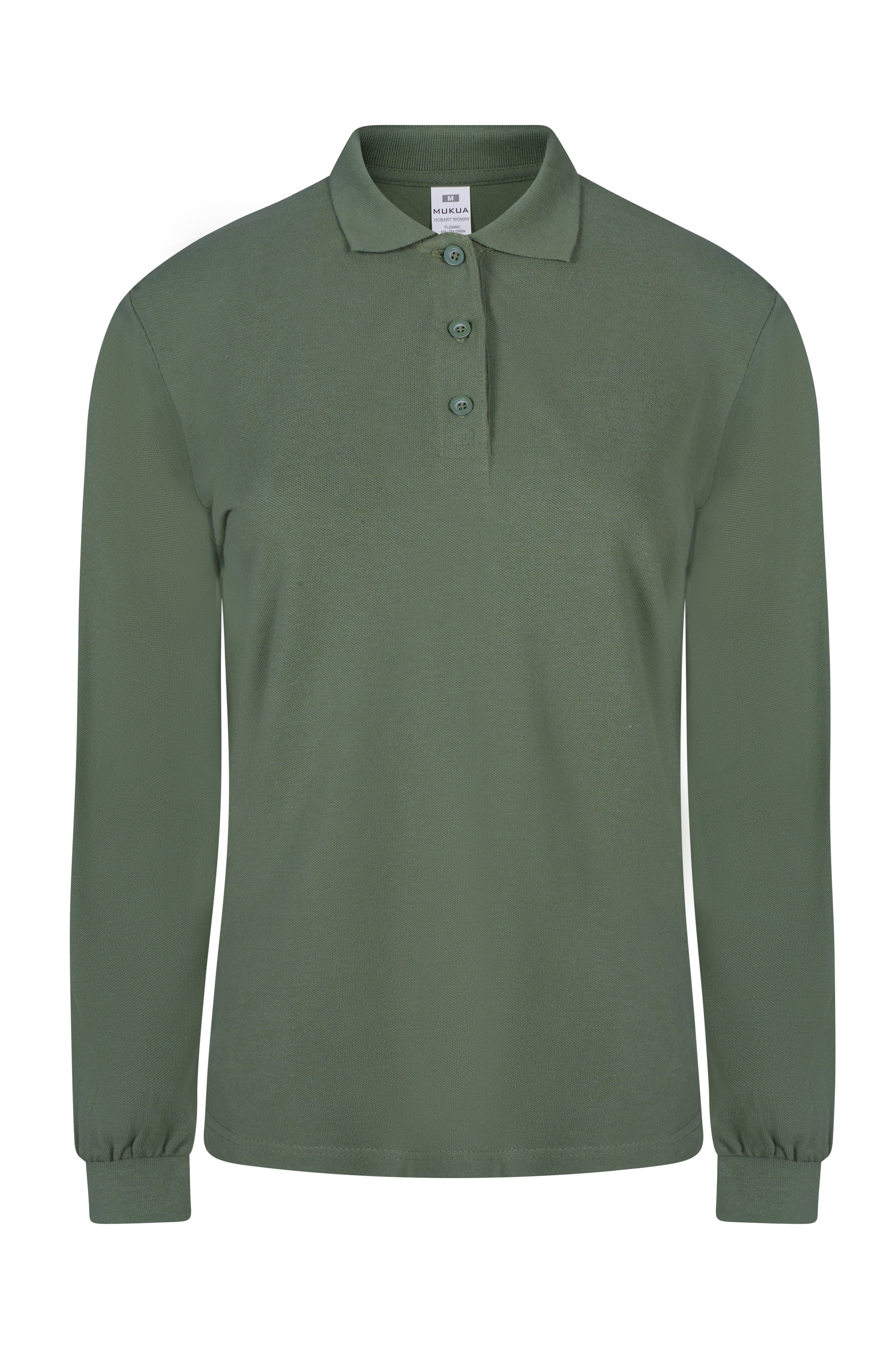 TRICOU POLO DAMA MANECA LUNGA VERDE CEAI HOBART WOMAN