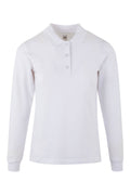 TRICOU POLO DAMA MANECA LUNGA ALB HOBART WOMAN