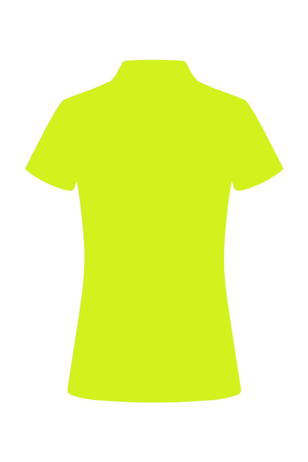 TRICOU POLO DAMA MANECA SCURTA GALBEN FLUO BOGAN WOMAN