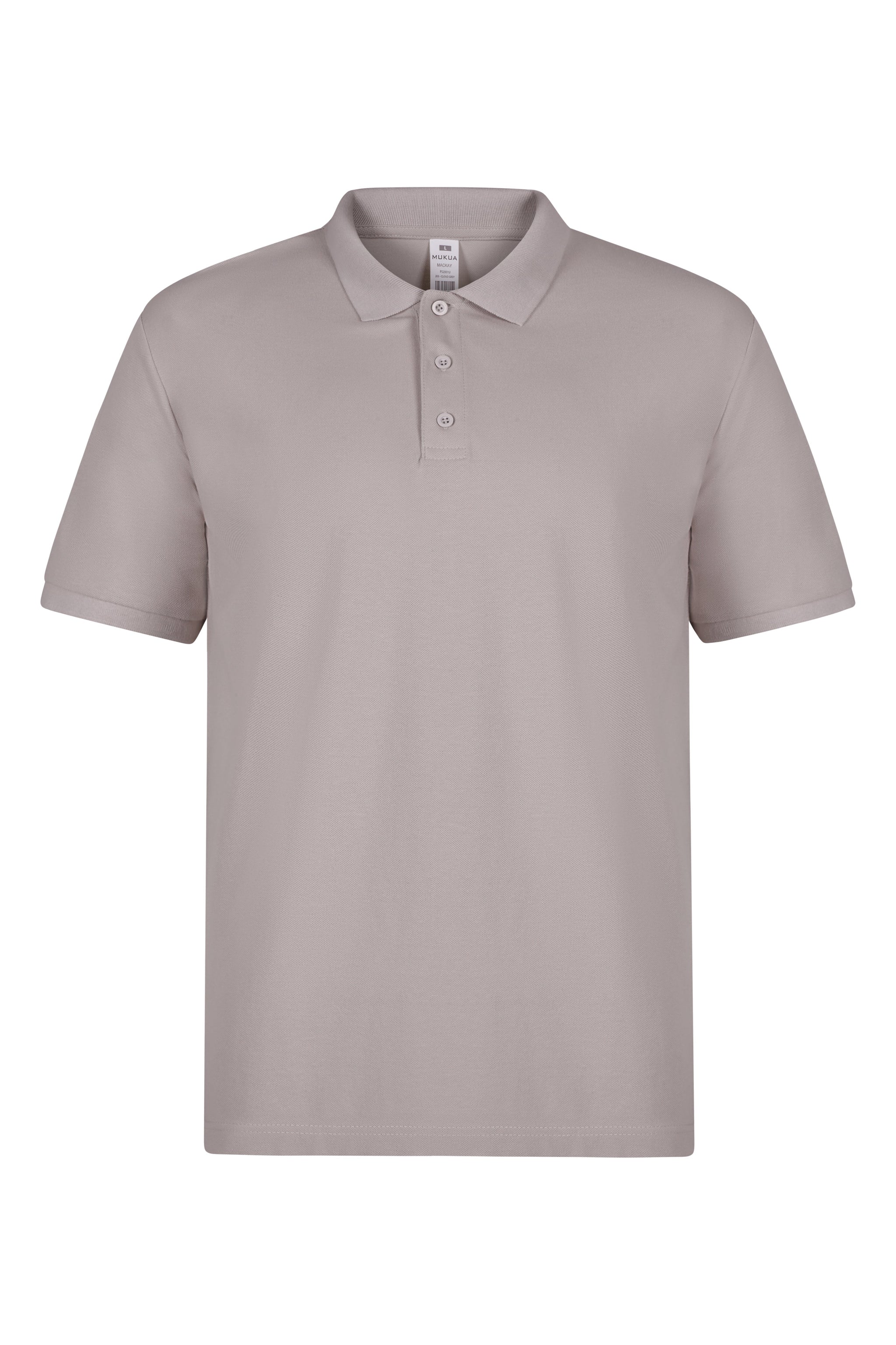 TRICOU POLO MANECA SCURTA GRI NOR MACKAY