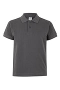 TRICOU POLO COPII MANECA SCURTA GRI INCHIS MACKAY