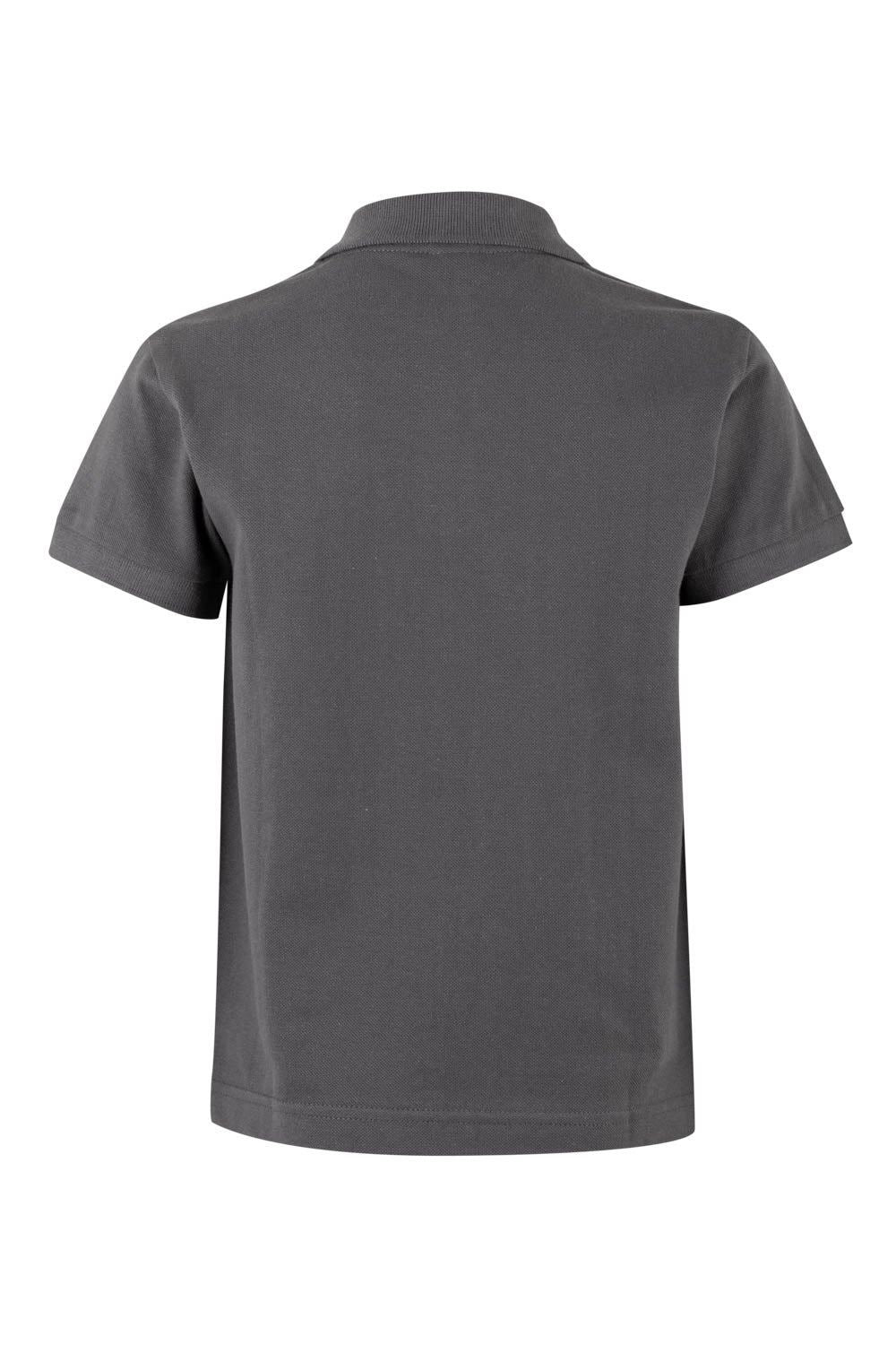 TRICOU POLO COPII MANECA SCURTA GRI INCHIS MACKAY