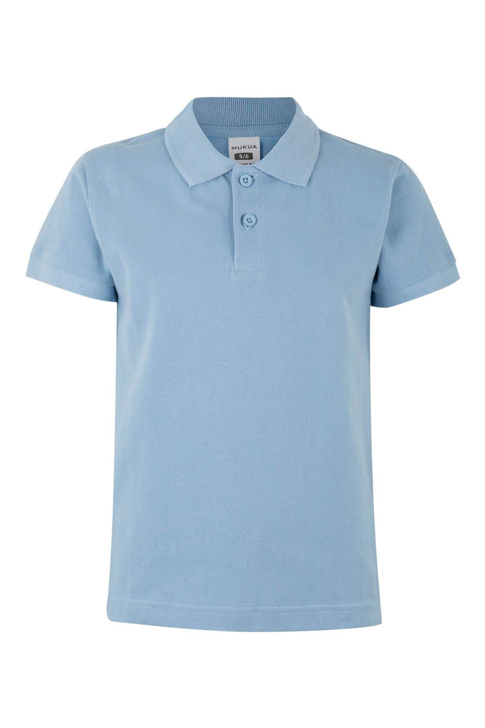 TRICOU POLO COPII MANECA SCURTA ALBASTRU CELEST MACKAY
