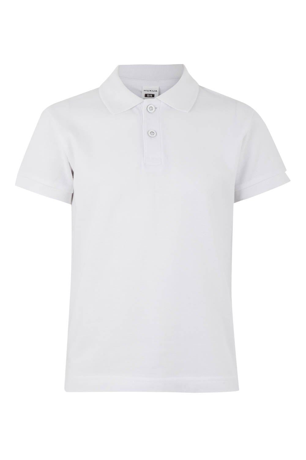 TRICOU POLO COPII MANECA SCURTA ALB MACKAY
