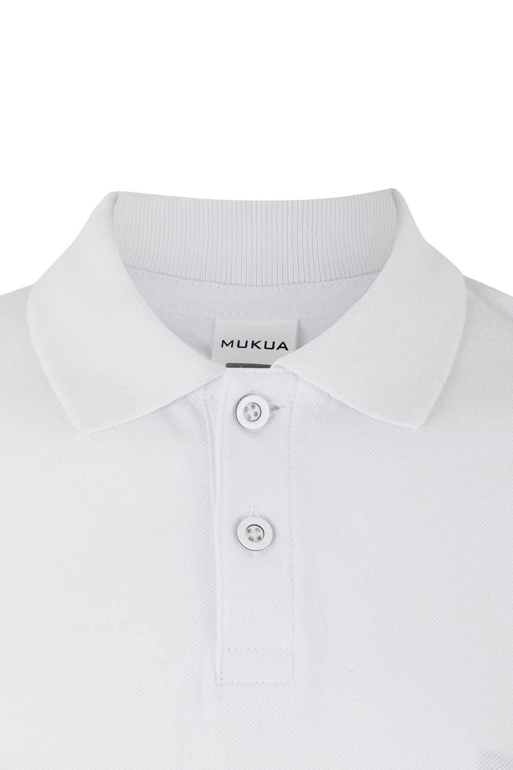 TRICOU POLO COPII MANECA SCURTA ALB MACKAY
