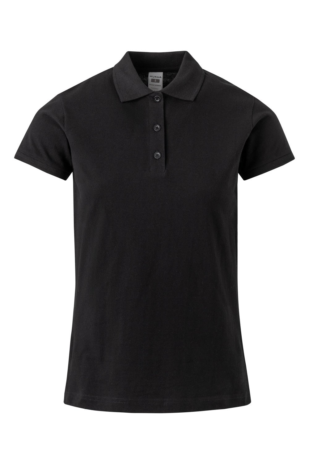 TRICOU POLO DAMA MANECA SCURTA NEGRU MACKAY WOMAN
